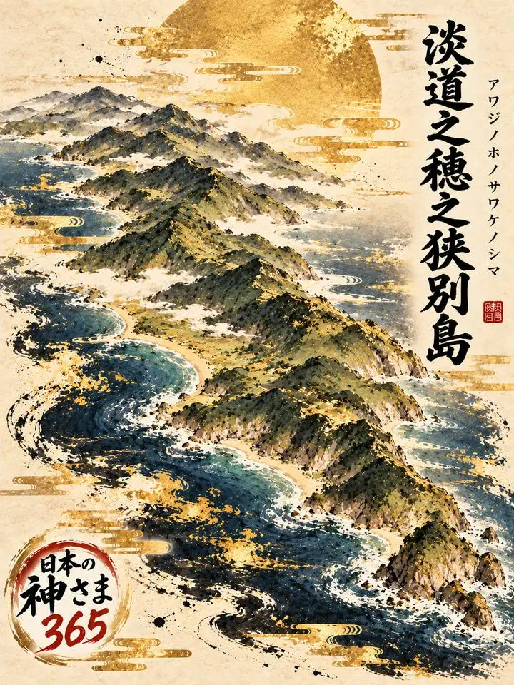 淡道之穂之狭別島の絵