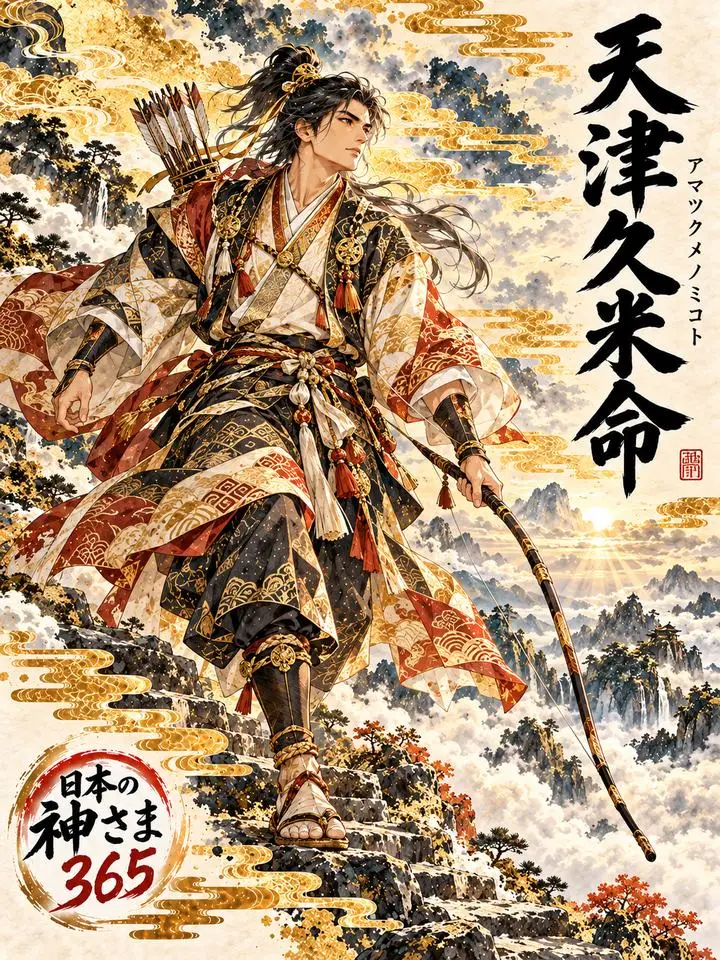 天津久米命の絵