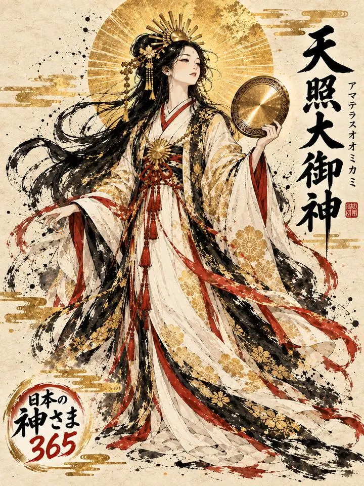 天照大御神の絵