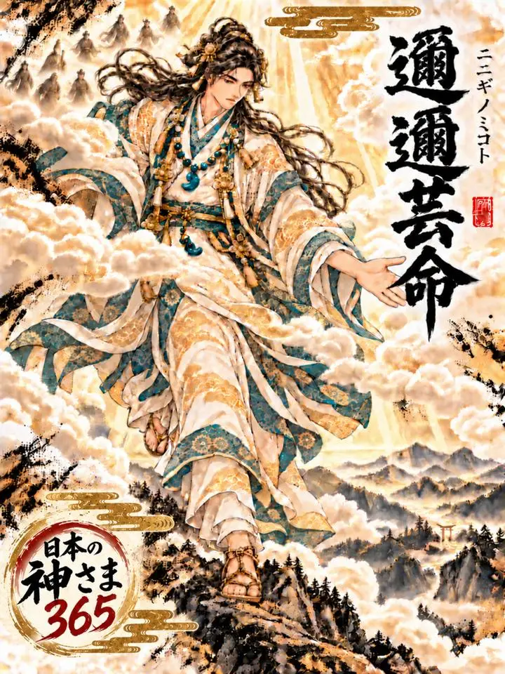 天邇岐志国邇岐志天津日高日子番能邇々芸命の絵