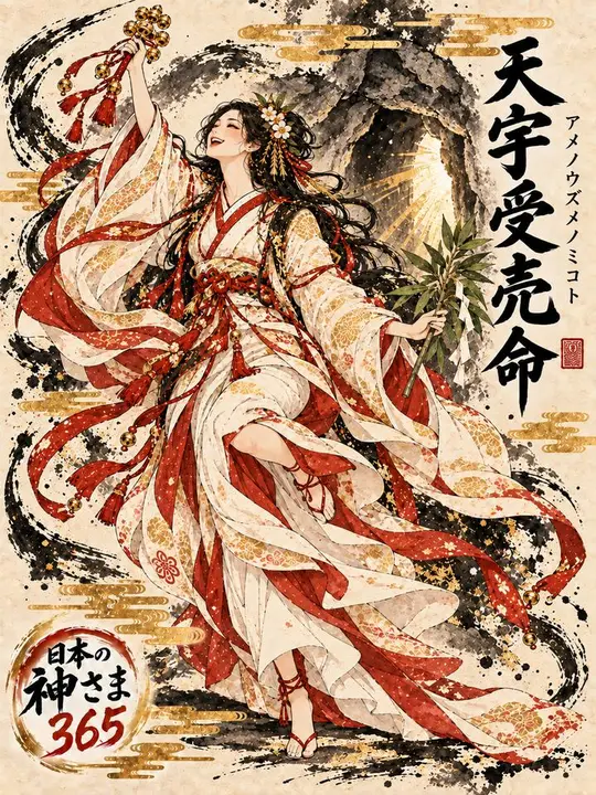 天宇受売命の絵