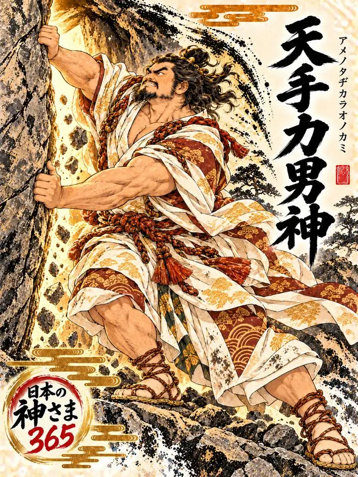天手力男神の絵