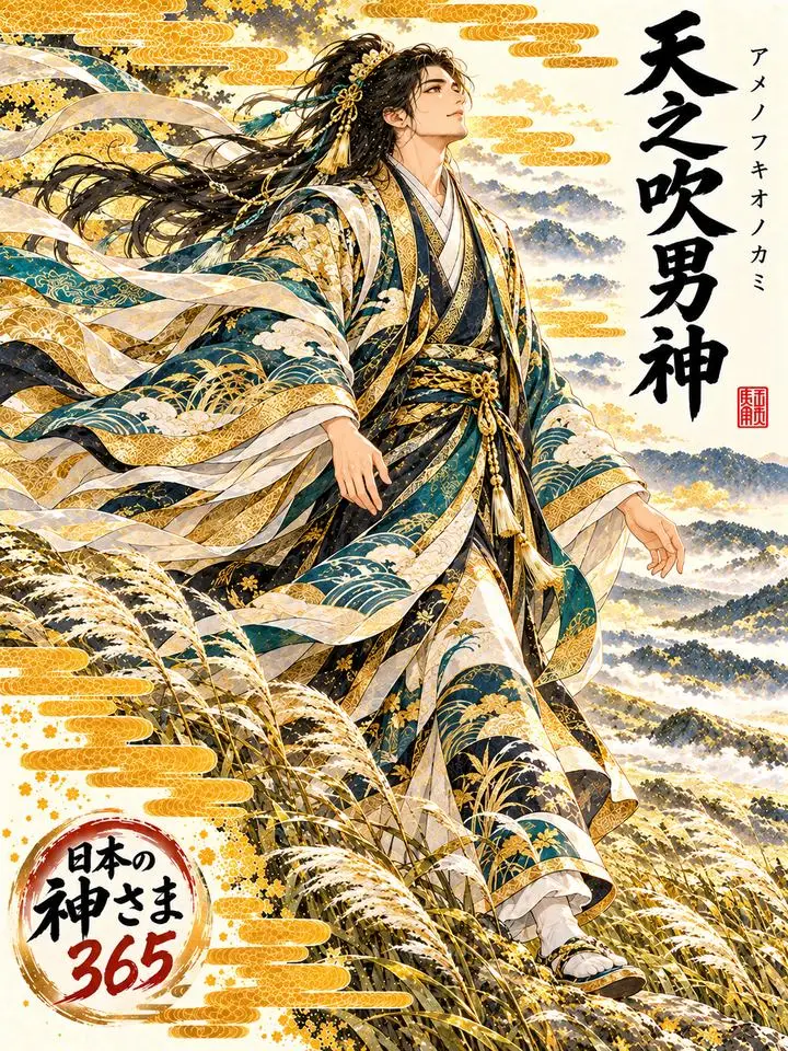 天之吹男神の絵