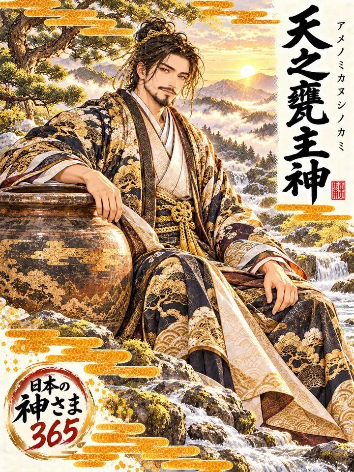 天之甕主神の絵