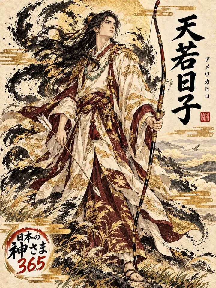 天若日子の絵