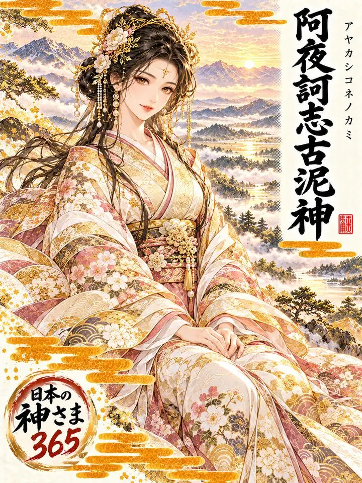 阿夜訶志古泥神の絵