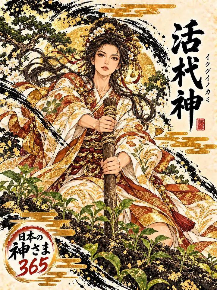 活杙神の絵