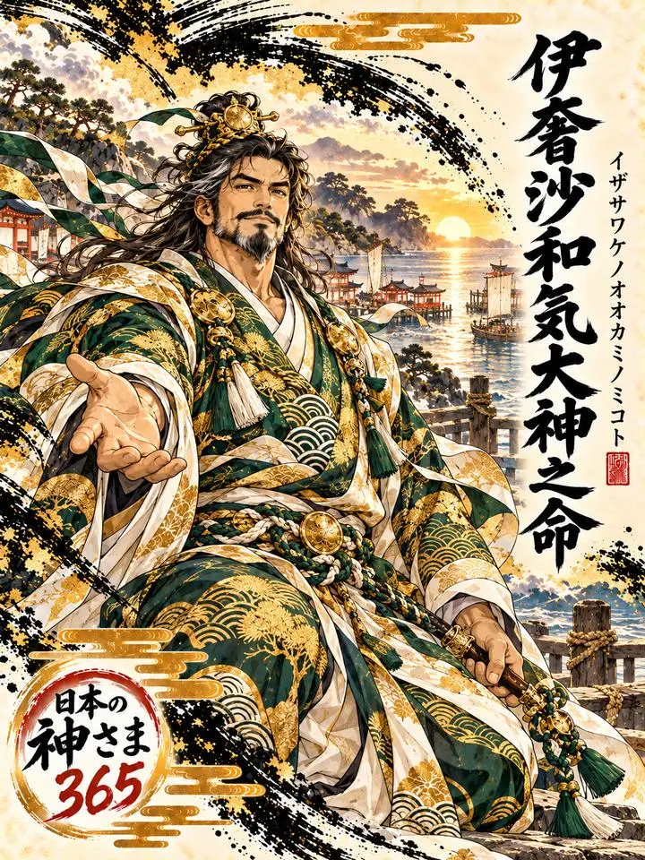 伊奢沙和気大神之命の絵