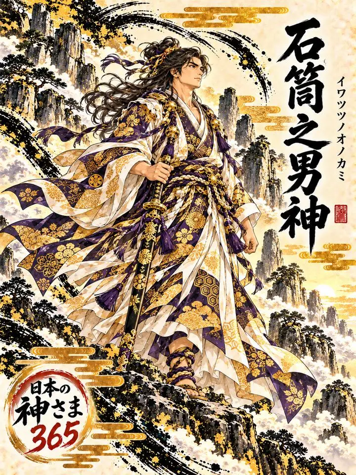 石筒之男神の絵