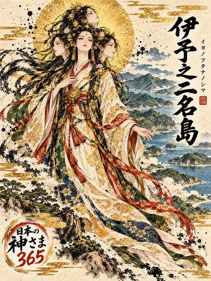 伊予之二名島の絵