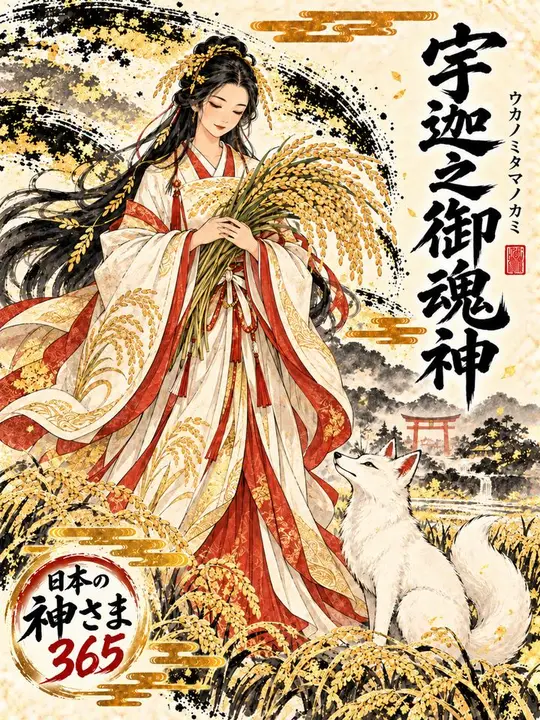 宇迦之御魂神の絵