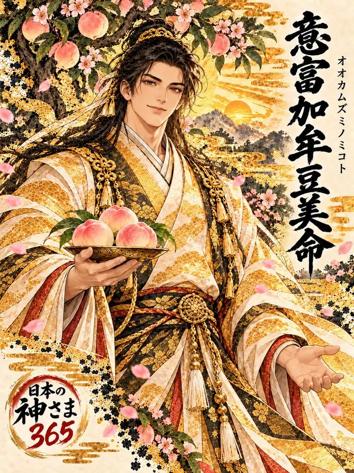 意富加牟豆美命の絵