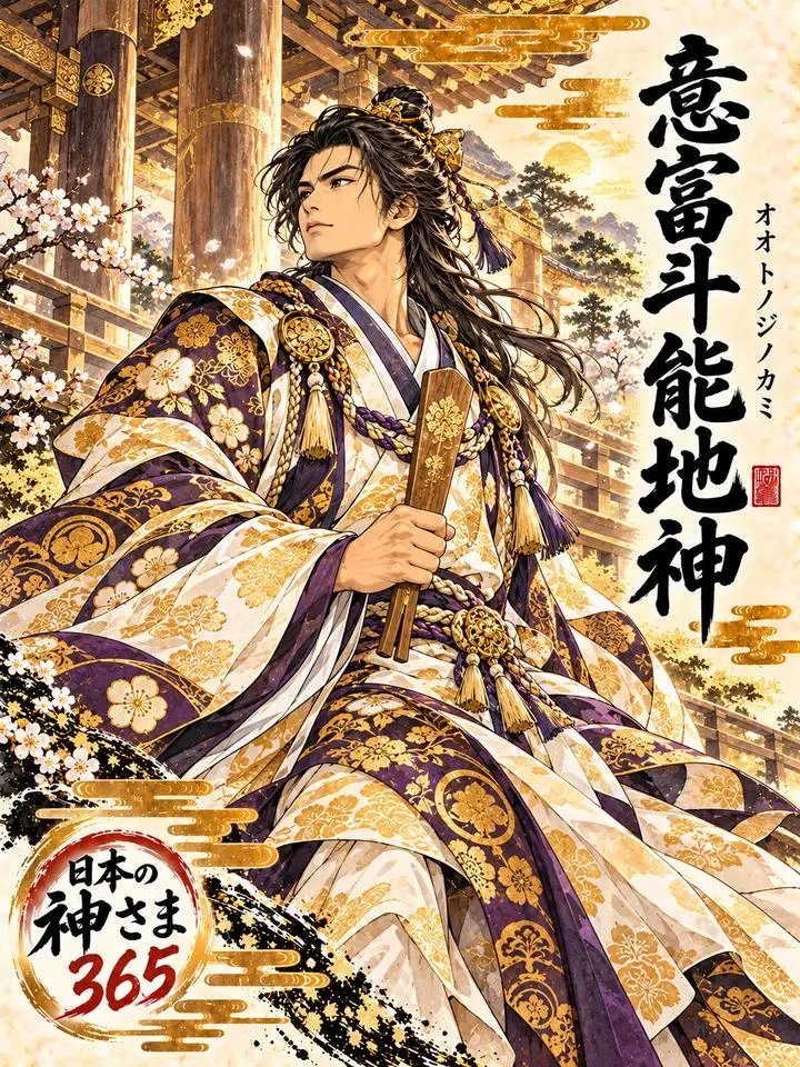 意富斗能地神の絵