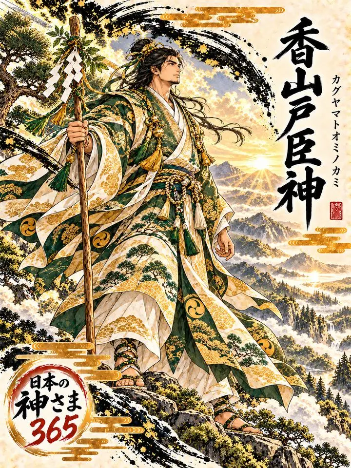 香山戸臣神の絵