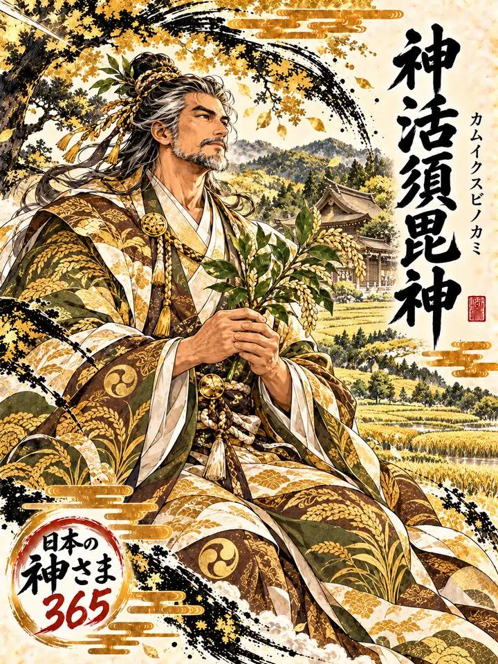 神活須毘神の絵
