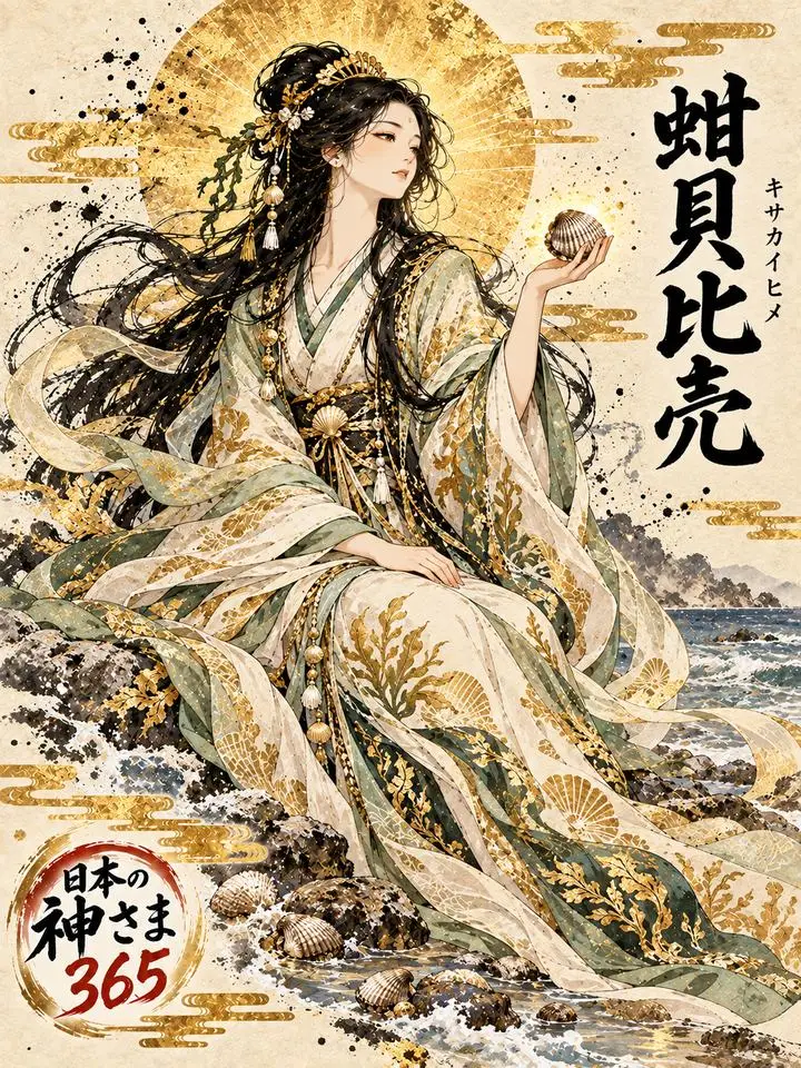 キサ貝比売の絵