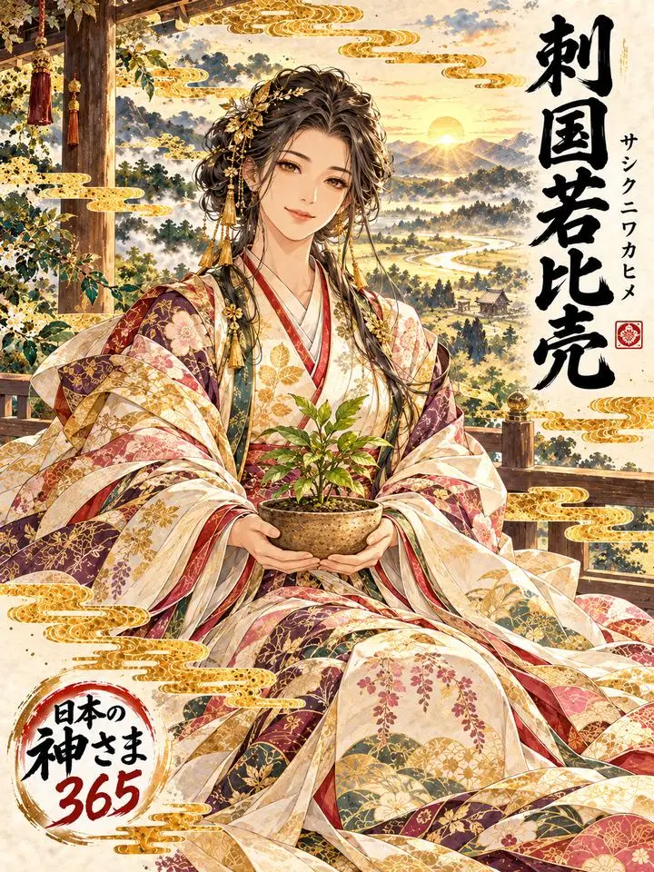 刺国若比売の絵