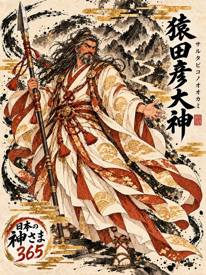 猿田毘古神の絵