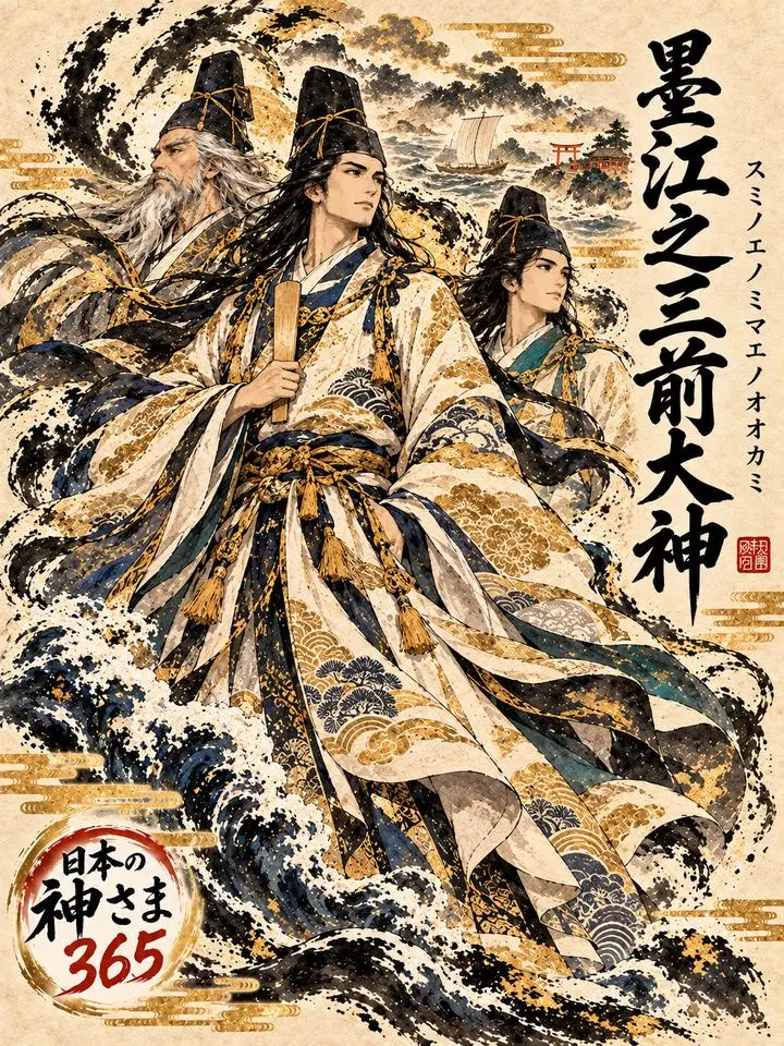 墨江之三前大神の絵