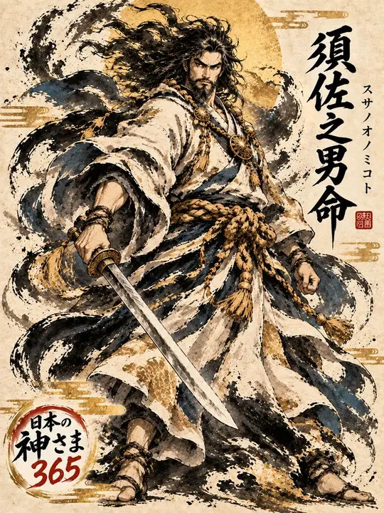 須佐之男命の絵
