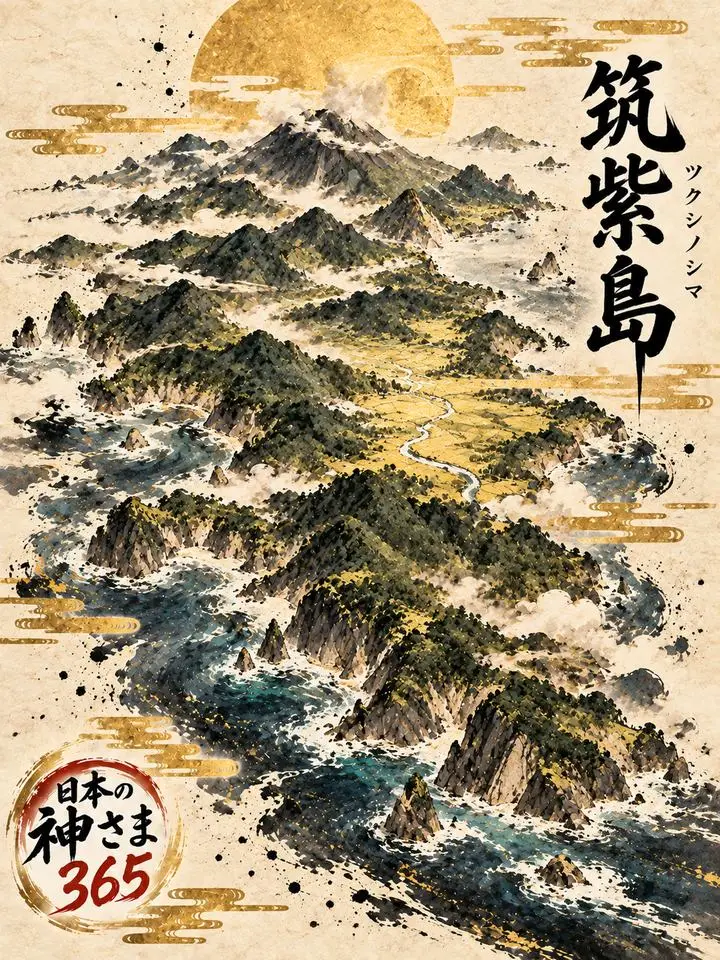 筑紫島の絵