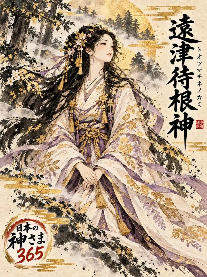 遠津待根神の絵