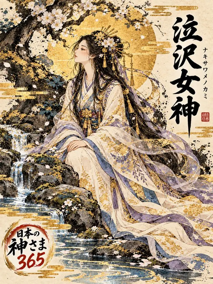 泣沢女神の絵