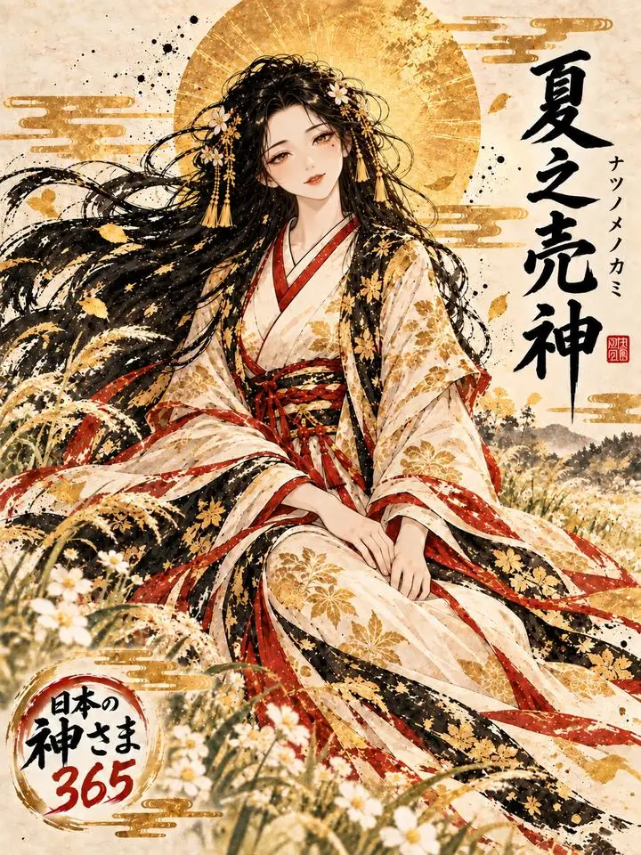 夏之売神の絵