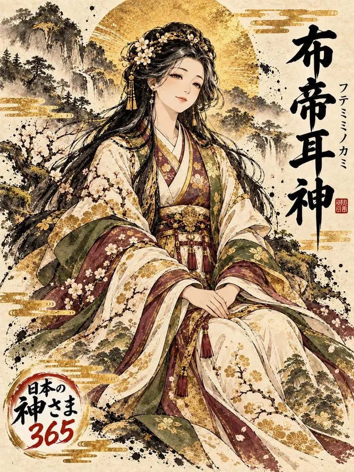 布帝耳神の絵