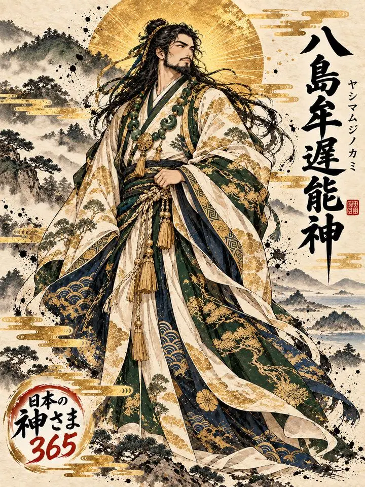 八島牟遅能神の絵