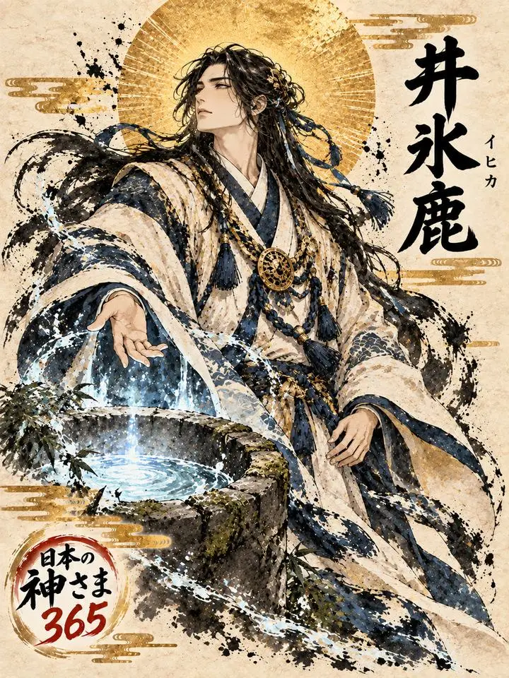 井氷鹿の絵