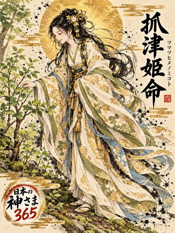 抓津姫命の絵