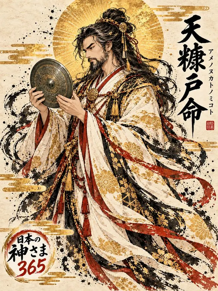 天糠戸命の絵