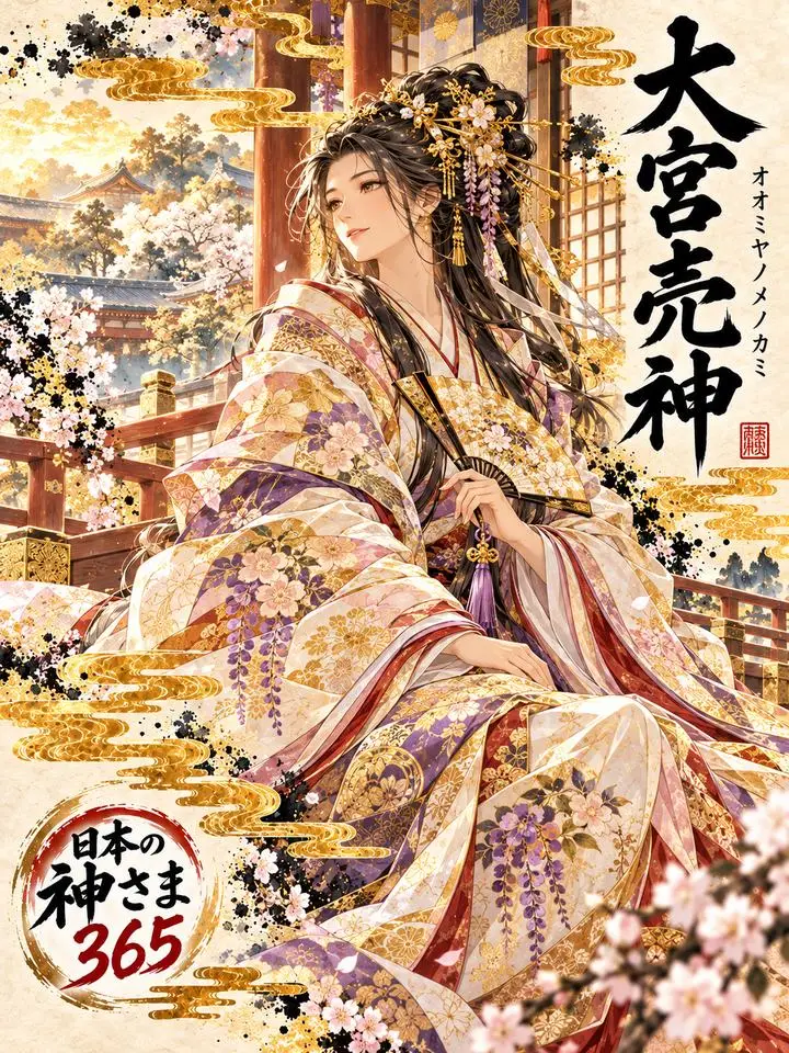 大宮売神の絵