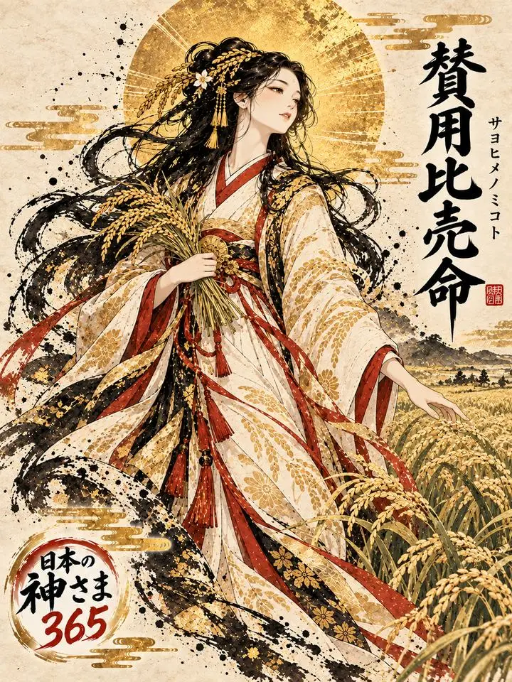 賛用比売命の絵