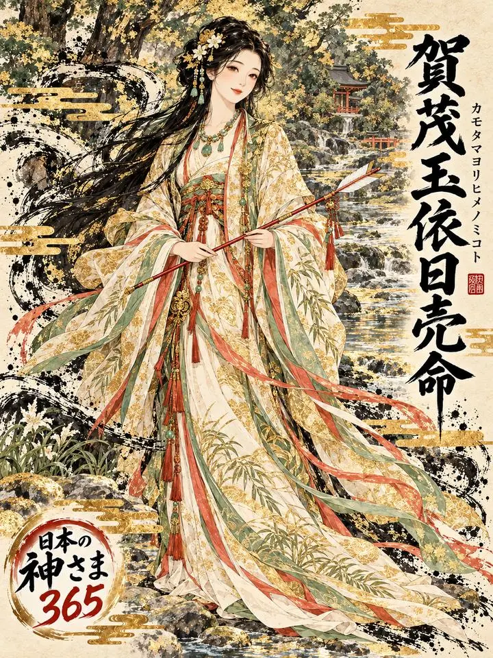 賀茂玉依日売命の絵