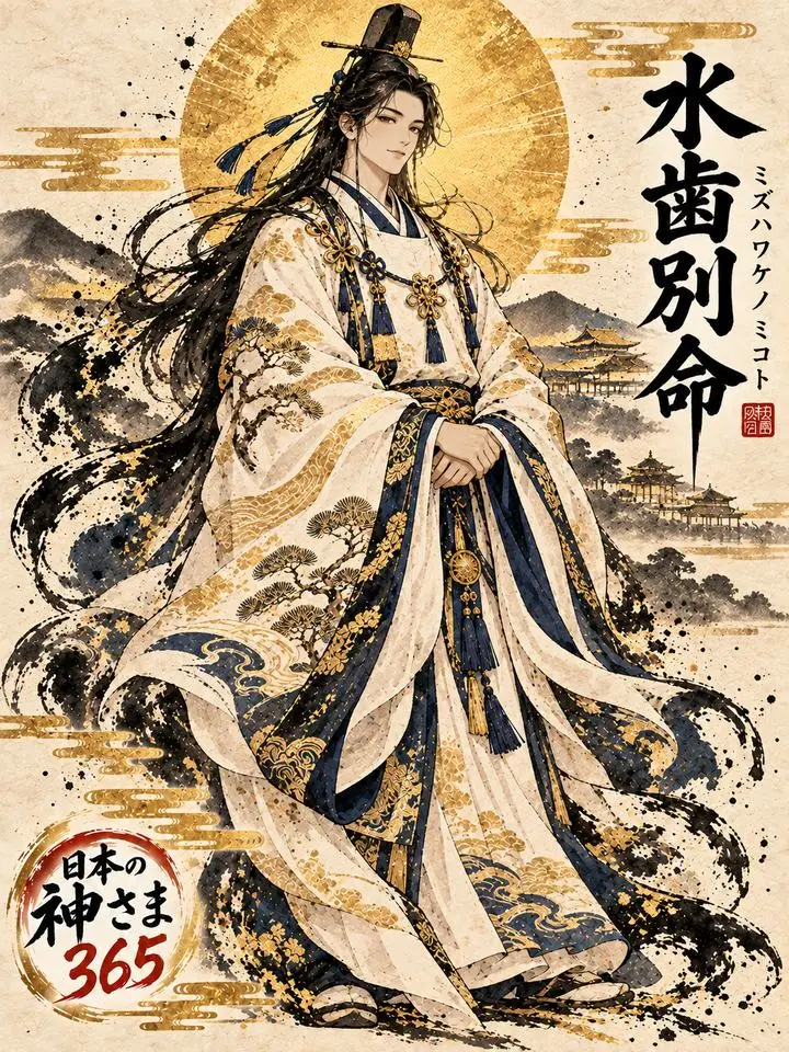 水歯別命の絵