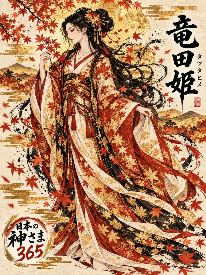 竜田姫の絵