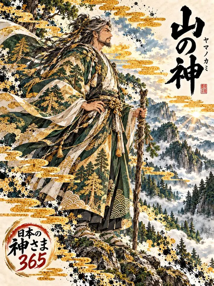 山の神の絵