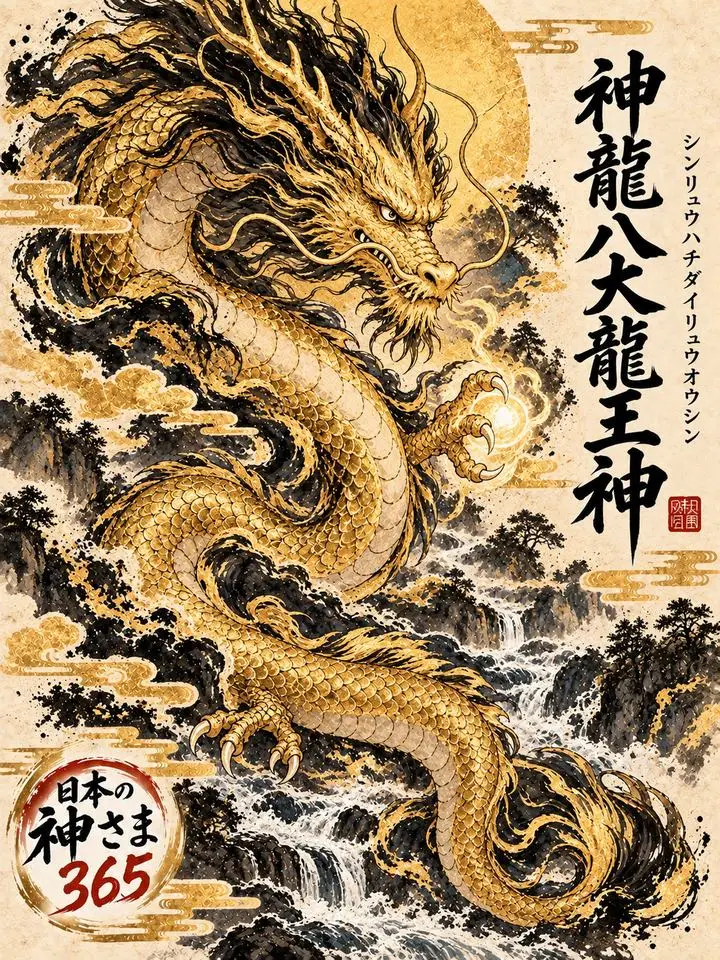 神龍八大龍王神の絵